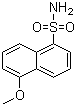 structure of CAS# 32327-46-1, 5-甲氧基-1-萘磺酰胺