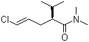structure of CAS# 324519-68-8, (2S,4E)-5-氯-N,N-二甲基-2-异丙基-4-戊烯酰胺