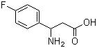 CAS 登录号：325-89-3, 3-氨基-3-(4-氟苯基)丙酸