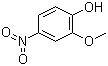 structure of CAS# 3251-56-7, 4-Nitroguaiacol