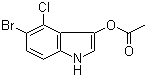 CAS 登录号：3252-36-6, 5-溴-4-氯-1H-吲哚-3-醇 3-乙酸酯