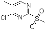 structure of CAS# 325780-94-7, 4-氯-5-甲基-2-(甲磺酰基)嘧啶