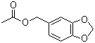 CAS # 326-61-4, Piperonyl acetate, (3,4-Methylenedioxy)benzyl acetate, 1,3-Benzodioxol-5-ylmethyl acetate