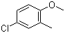 CAS # 3260-85-3, 4-Chloro-2-methylanisole, 1-Chloro-4-methoxy-3-methylbenzene