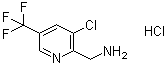 structure of CAS# 326476-49-7, 2-氨基甲基-3-氯-5-(三氟甲基)吡啶盐酸盐