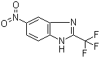 structure of CAS# 327-19-5, 5-Nitro-2-trifluoromethylbenzimidazole