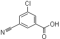 structure of CAS# 327056-71-3, 3-氯-5-氰基苯甲酸