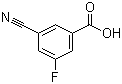 structure of CAS# 327056-74-6, 3-氰基-5-氟苯甲酸