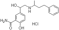 structure of CAS# 32780-64-6, 盐酸拉贝洛尔