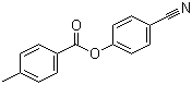 structure of CAS# 32792-42-0, 4'-甲基苯甲酸 4-氰基苯酯