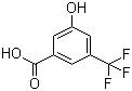 structure of CAS# 328-69-8, 3-羟基-5-(三氟甲基)苯甲酸