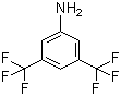 CAS # 328-74-5, 3,5-Bis(trifluoromethyl)aniline, 3,5-Di(trifluoromethyl)aniline, alpha,alpha,alpha,alpha',alpha',alpha'-Hexafluoro-3,5-xylidine