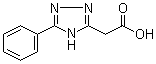 structure of CAS# 328084-14-6, (5-苯基-4H-1,2,4-三氮唑-3-基)乙酸