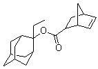 structure of CAS# 328087-87-2, 2-乙基金刚烷-2-基 二环[2.2.1]庚-5-烯-2-甲酸酯