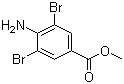 structure of CAS# 3282-10-8, Methyl 4-amino-3,5-dibromobenzoate