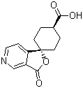 CAS # 328233-18-7, trans-3'-Oxo-spiro[cyclohexane-1,1'(3'H)-furo[3,4-c]pyridine]-4-carboxylic acid