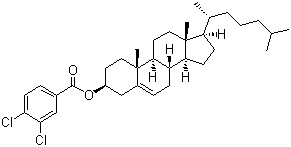 CAS 登录号：32834-71-2, 胆甾烯基 3,4-二氯苯甲酸酯, 胆甾醇 3,4-二氯苯甲酸酯