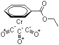 structure of CAS# 32874-26-3, (苯甲酸)铬三羰基乙酯