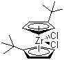 structure of CAS# 32876-92-9, Bis(tert-butylcyclopentadienyl)dichlorozirconium