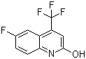 structure of CAS# 328956-08-7, 6-氟-4-三氟甲基-2-羟基喹啉