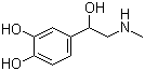 CAS # 329-65-7, DL-Adrenalin, 1-(3,4-Dihydroxyphenyl)-2-(methylamino)ethanol, 3,4-Dihydroxy-1-[1-hydroxy-2-(methylamino)-ethyl]benzene, 4-[1-Hydroxy-2-(methylamino)ethyl]-1,2-benzenediol, DL-Epinephrine