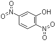 structure of CAS# 329-71-5, 2,5-二硝基苯酚