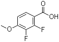 CAS 登录号：329014-60-0, 2,3-二氟-4-甲氧基苯甲酸