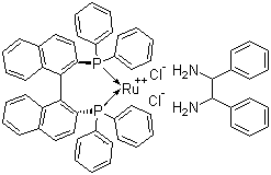 structure of CAS# 329735-87-7, 二氯[(S)-(-)-2,2'-双(二苯基膦)-1,1'-联萘][(1R,2R)-(+)-1,2-二苯基乙烯二胺]钌(II)