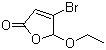 structure of CAS# 32978-38-4, 4-溴-5-乙氧基-2(5H)-呋喃酮