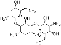 structure of CAS# 32986-56-4, 妥布霉素