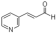 structure of CAS# 32986-65-5, (E)-3-(3-Pyridinyl)-2-propenal