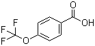 structure of CAS# 330-12-1, 4-三氟甲氧基苯甲酸