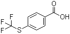 structure of CAS# 330-17-6, 4-三氟甲硫基苯甲酸