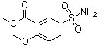 structure of CAS# 33045-52-2, 2-甲氧基-5-磺酰胺苯甲酸甲酯