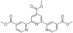 structure of CAS# 330680-46-1, 2,2':6',2"--三联吡啶-4,4',4"-三羧酸三甲酯