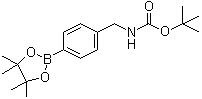structure of CAS# 330794-35-9, [[4-(4,4,5,5-四甲基-1,3,2-二氧杂环戊硼烷-2-基)苯基]甲基]氨基甲酸叔丁酯