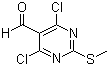 CAS 登录号：33097-11-9, 4,6-二氯-2-甲硫基嘧啶-5-甲醛