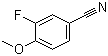 CAS # 331-62-4, 3-Fluoro-4-methoxybenzonitrile