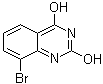 structure of CAS# 331646-99-2, 8-溴喹唑啉-2,4-二醇