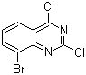 structure of CAS# 331647-05-3, 8-溴-2,4-二氯喹唑啉