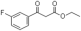 structure of CAS# 33166-77-7, 3-(3-氟苯基)-3-氧代丙酸乙酯