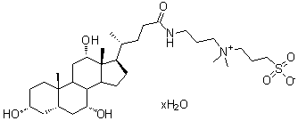 CAS # 331717-45-4, N,N-Dimethyl-N-(3-sulfopropyl)-3-[[(3alpha,5beta,7alpha,12alpha)-3,7,12-trihydroxy-24-oxocholan-24-yl]amino]-1-propanaminium inner salt hydrate (1:?)
