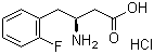 CAS 登录号：331763-61-2, (S)-3-氨基-4-(2-氟苯基)丁酸盐酸盐