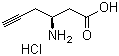 structure of CAS# 332064-85-4, (3S)-3-氨基-5-己炔酸盐酸盐