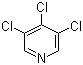 structure of CAS# 33216-52-3, 3,4,5-三氯吡啶