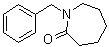 structure of CAS# 33241-96-2, Hexahydro-1-(phenylmethyl)-2H-azepin-2-one