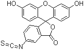 CAS 登录号：3326-32-7, 异硫氰酸荧光素酯