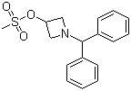 CAS 登录号：33301-41-6, 1-二苯甲基-3-甲烷磺酸氮杂环丁烷, 1-二苯甲基氮杂环丁-3-基甲磺酸酯
