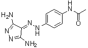 CAS # 333326-97-9, N-[4-[(3,5-Diamino-4H-pyrazol-4-ylidene)hydrazino]phenyl]acetamide