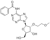 CAS 登录号：333335-93-6, N-苯甲酰基-2'-O-(2-甲氧基乙基)腺苷